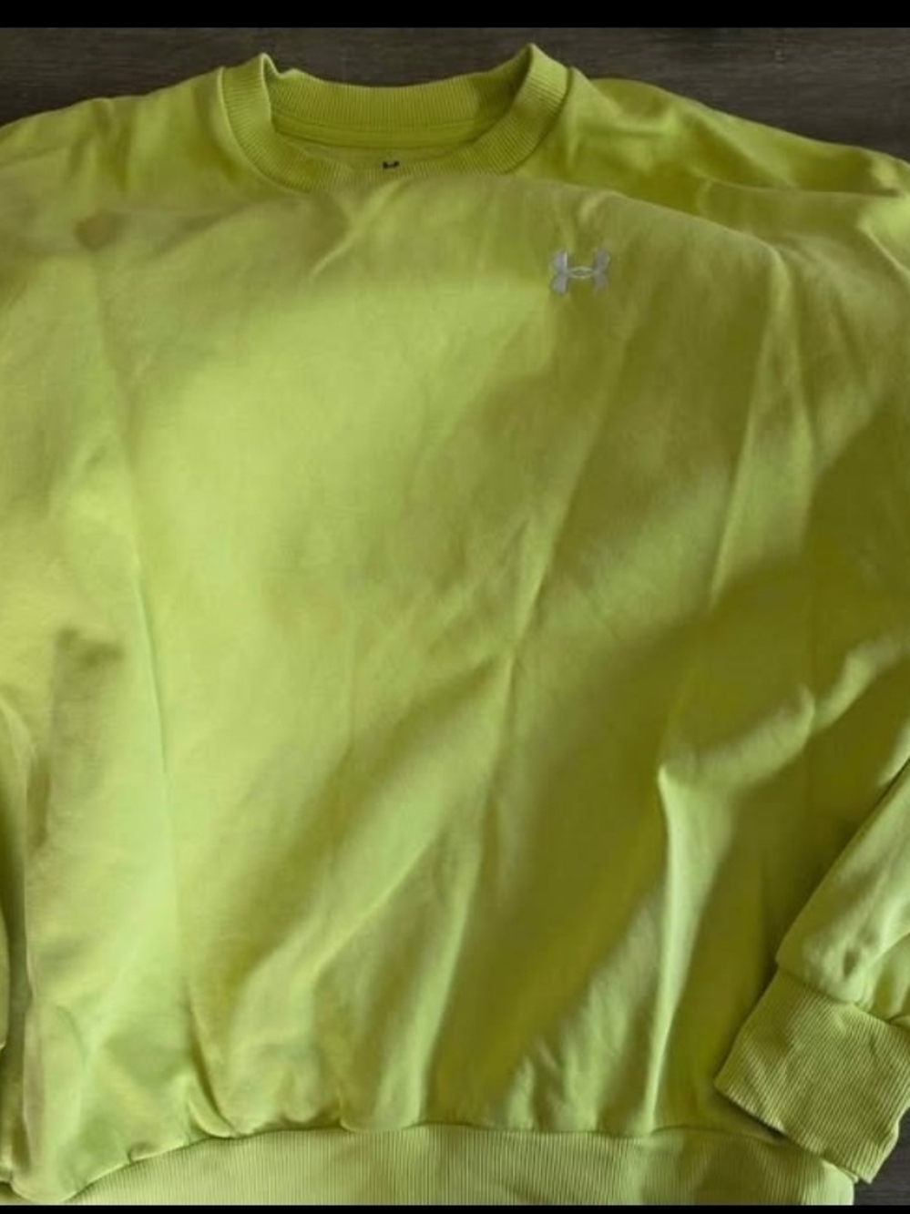 Under Armour High-Vis Yellow Crew Sweatshirt